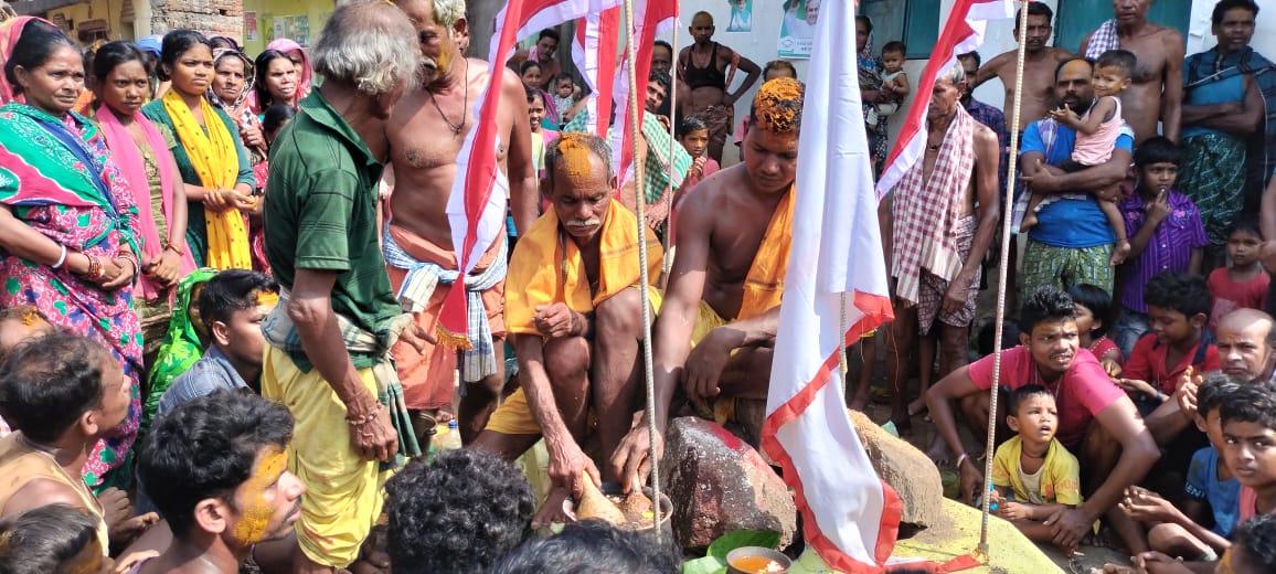 ମହାସମାରୋହ ରେ ଗ୍ରାମ ଦେବୀ ଙ୍କ ପୂଜା ପାଳିତ